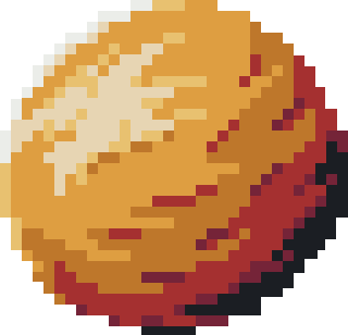 Venus — pixel art planet, Space Encounter 91